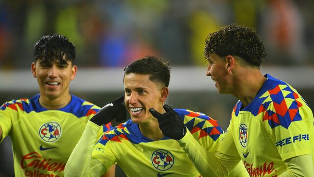 Brian Rodriguez celebró uno de los goles del Club América.