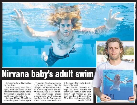 Spencer Elden protagoniza portada Nevermind de Nirvana