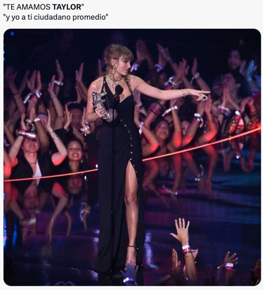 Memes de Taylor Swift borracha revelan cuánto disfrutó de los MTV Video Music Awards 2023