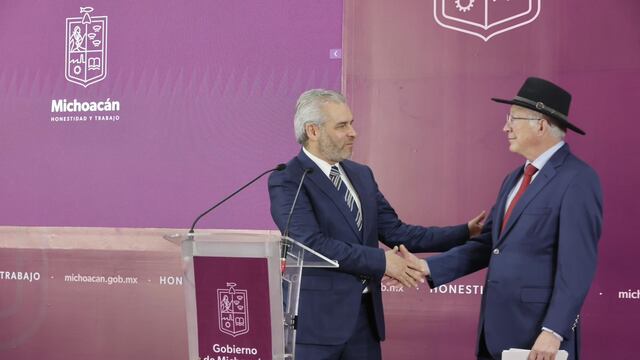 Alfredo Ramírez Bedolla y Ken Salazar