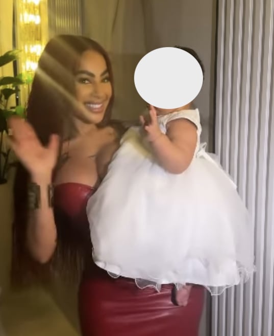 Yailin La Más Viral con su hija Cattleya