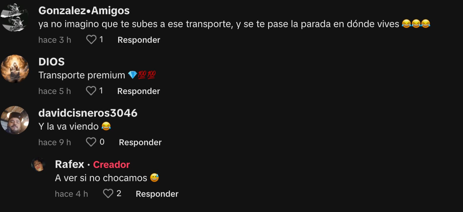 Comentarios al microbús con televisión