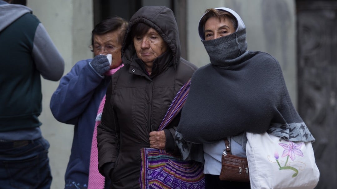 frío en la CDMX