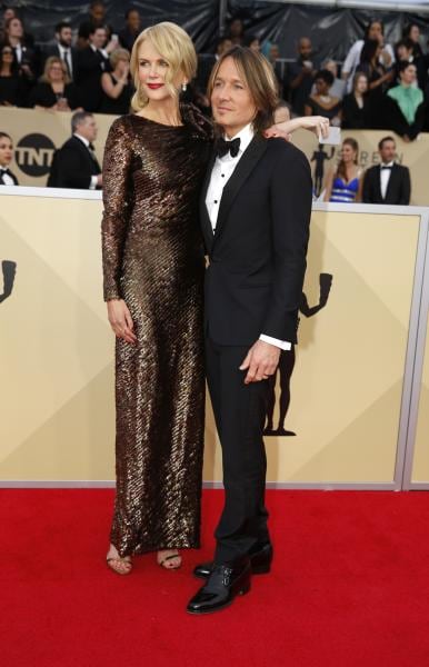 Nicole Kidman y Kurt Cobain en los SAg Awards