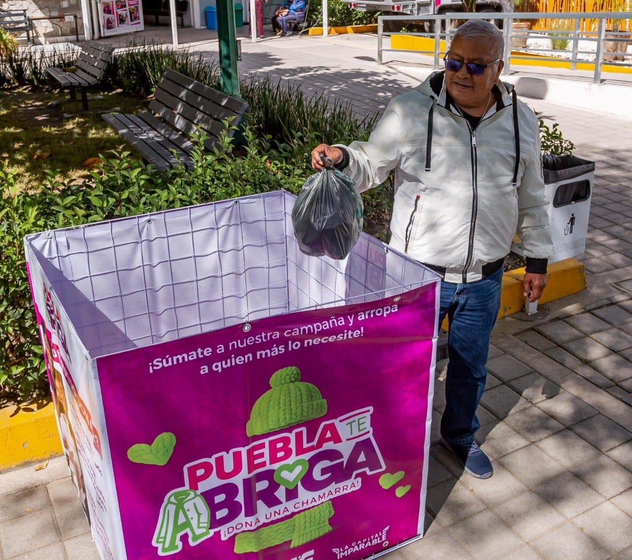 Campaña "Puebla Te Abriga" reúne chamarras para familias vulnerables