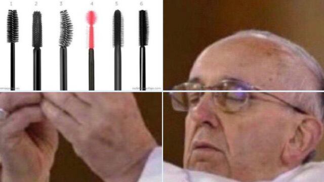 Meme de la tendencia rímel seco