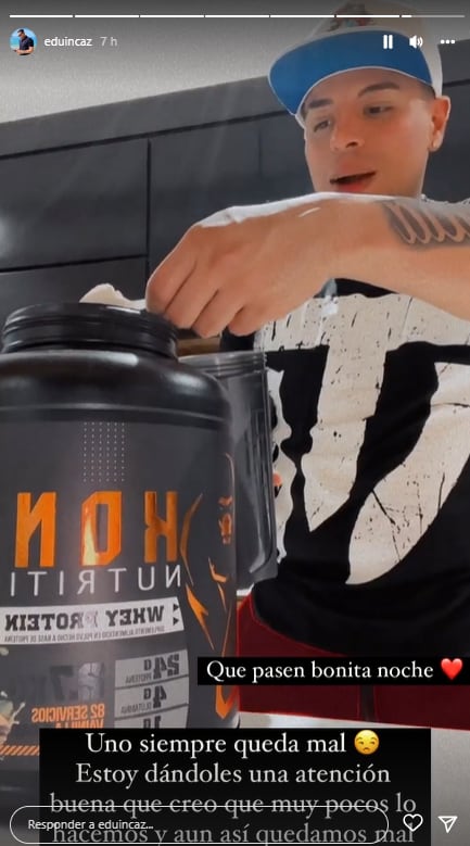 Eduin Caz dice que su vida es un equilibrio.