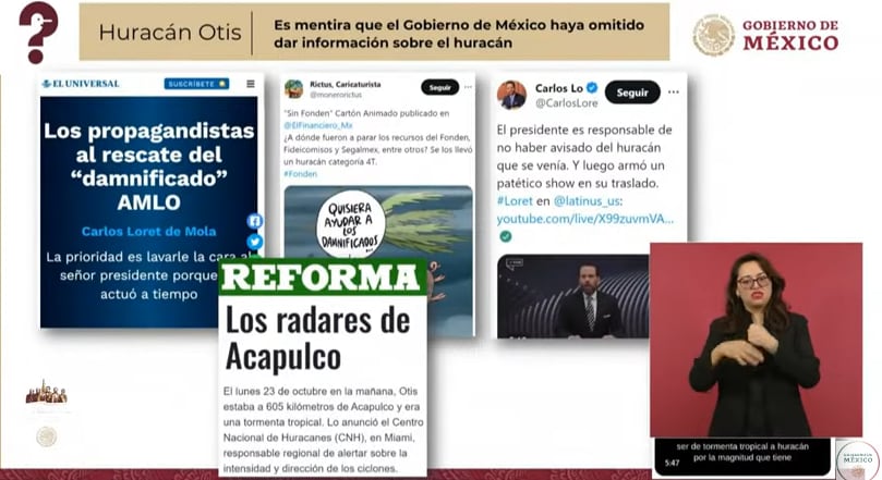 Mentiras de la semana del 8 de noviembre