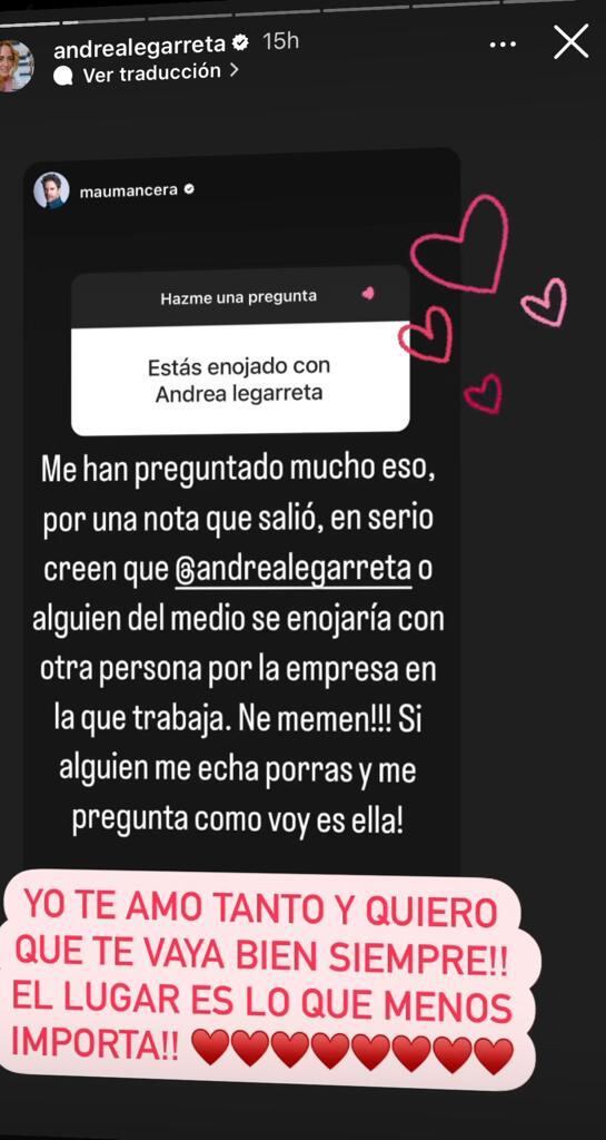 Andrea Legarreta y Mauricio Mancera