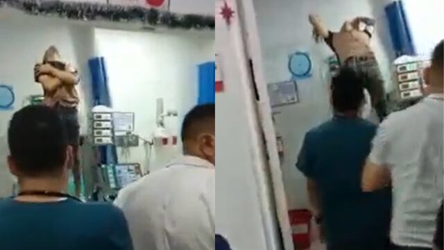 Hombre genera pánico en hospital de Colombia
