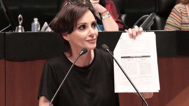 Lilly Téllez, senadora.