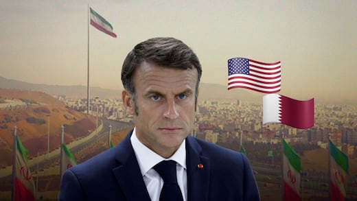 Macron pide a Estados Unidos y Catar frenar ataques a infraestructuras civiles en Irán