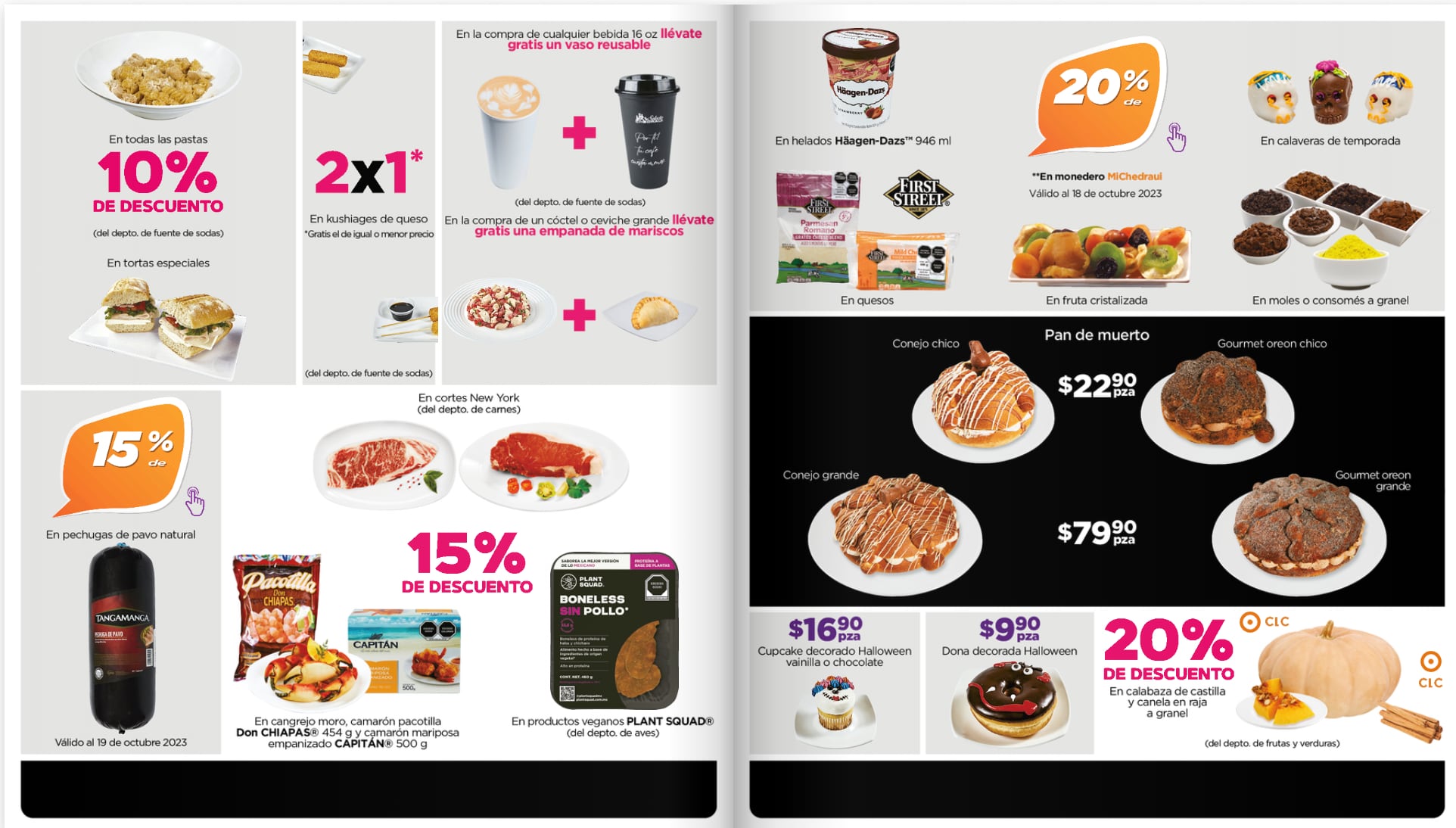El folleto de Chedrahui Selecto nofrece promociones del 17 de octubre al 2 de noviembre para que puedas ahorrar dinero.