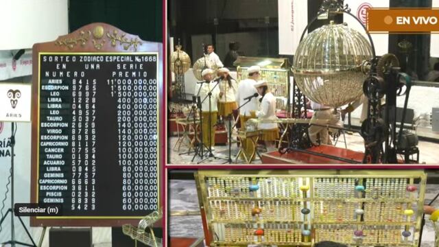 Resultados Sorteo Zodiaco Especial 1668 de Lotería Nacional: Ganadores de hoy 28 de julio