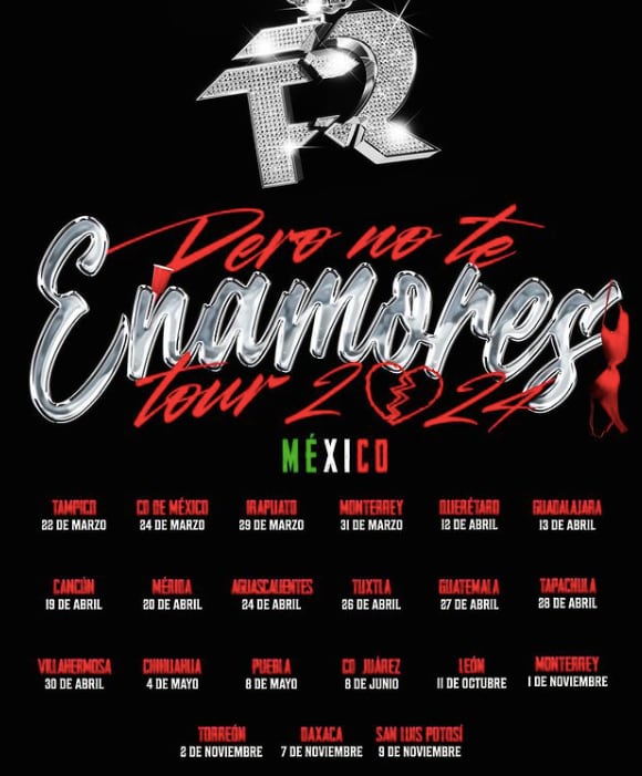 Fuerza Regida anuncia gira "Pero no te enamores"