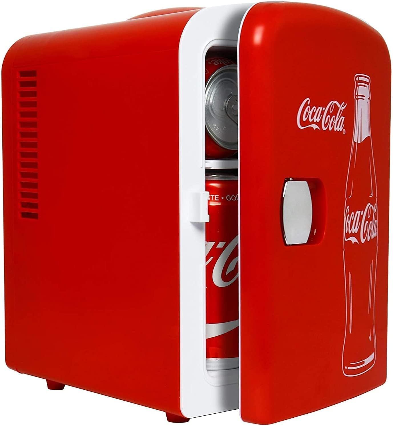 Mini refri de Coca Cola en Amazon de botella