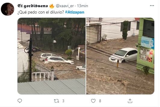 Inundaciones en Atizapán
