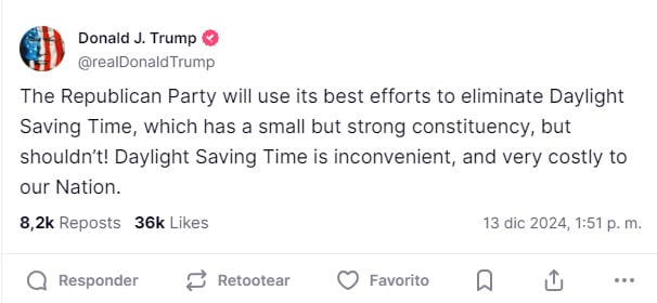 Donald Trump en Truth