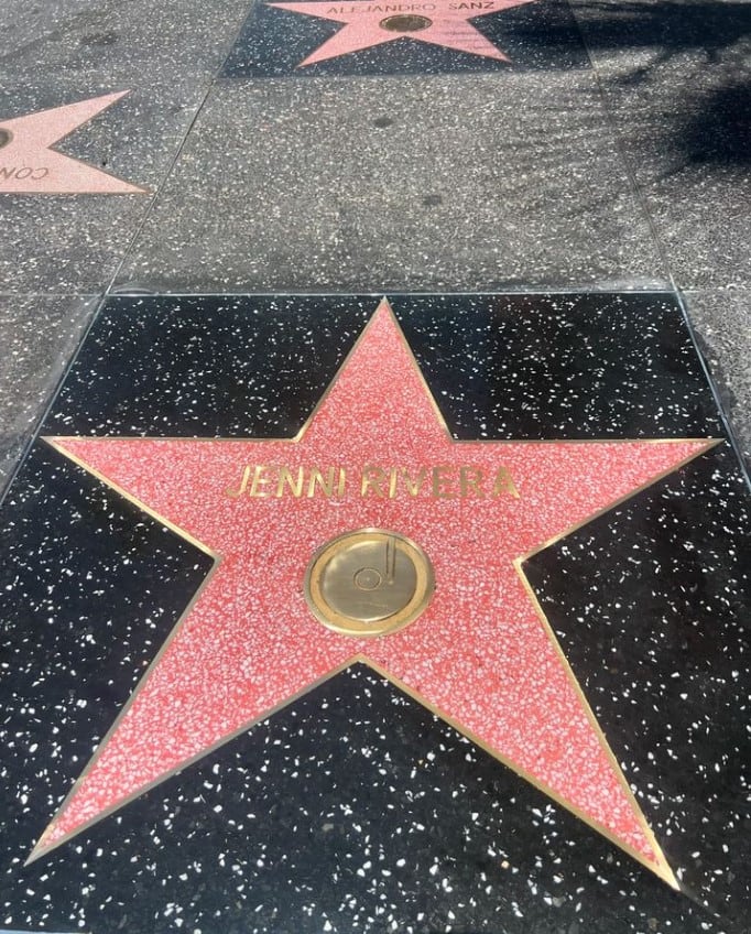 Estrella de Jenni Rivera en el Paseo de la Fama de Hollywood