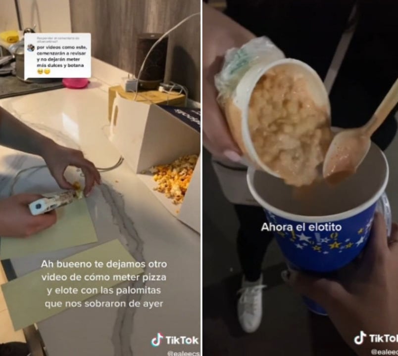 Como meter pizza y helado al cine sin que te cachen