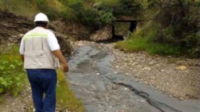 Derrame de tóxicos en mina.