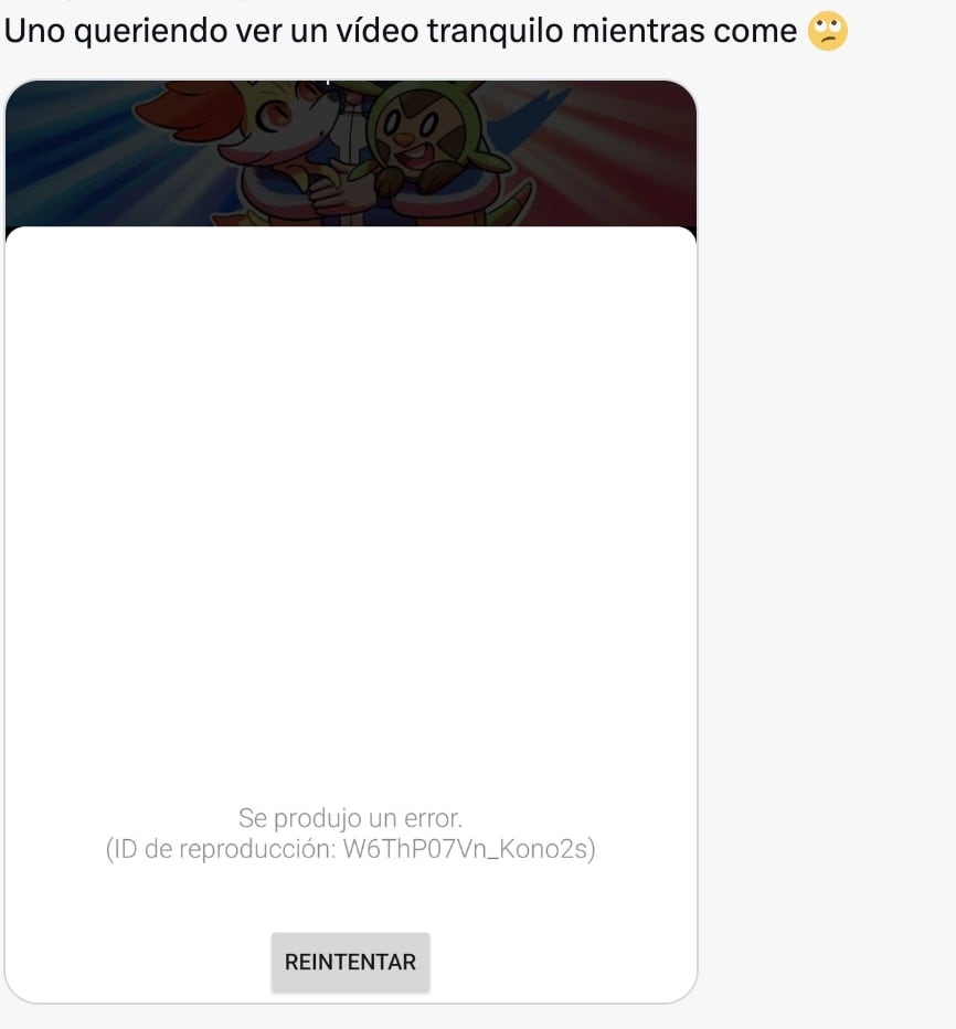 Caída de YouTube memes