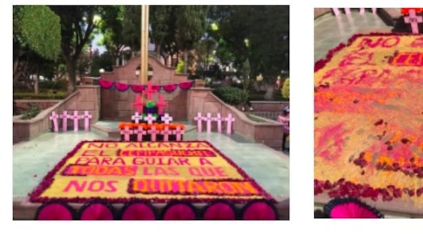 La indignación por una ofrenda destruida
