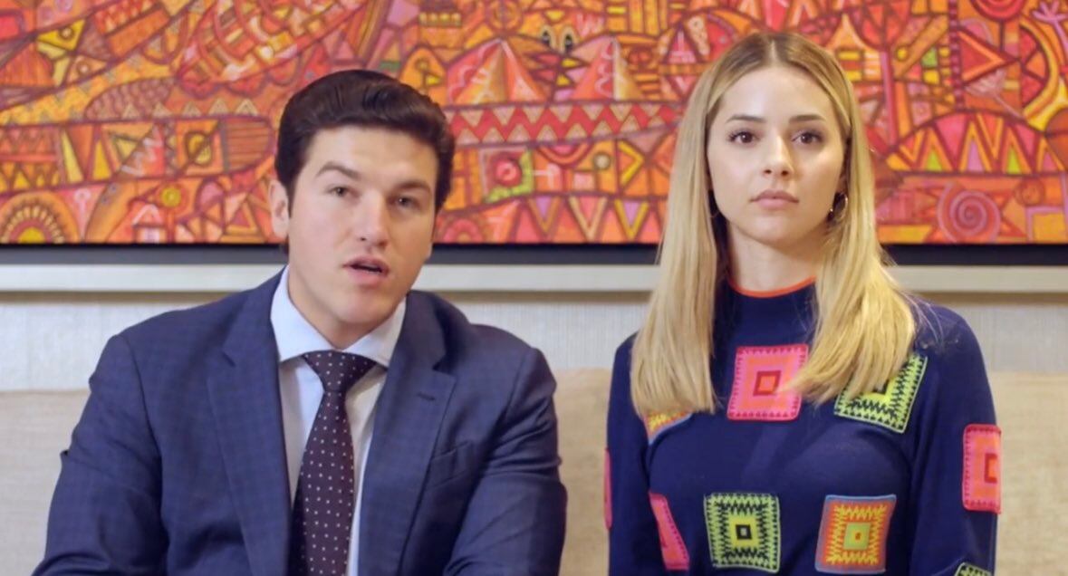 Samuel García y Mariana Rodríguez
