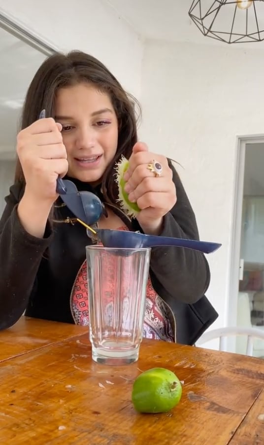 Tiktoker enseña a usar el exprimidor de limones.