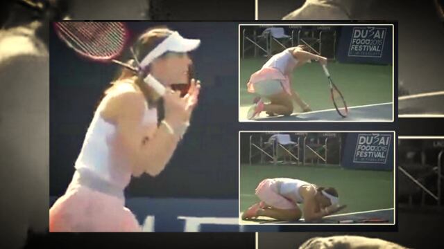 VIDEO: Tenista enfurecida lanza "raquetazo" a juez de línea