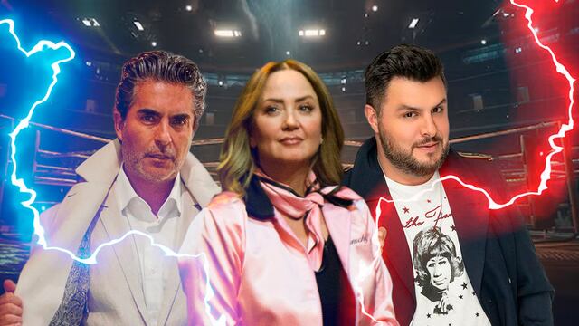 Raúl Araiza, Andrea Legarreta y Paul Stanley