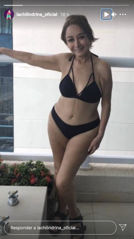 Chilindrina en bikini