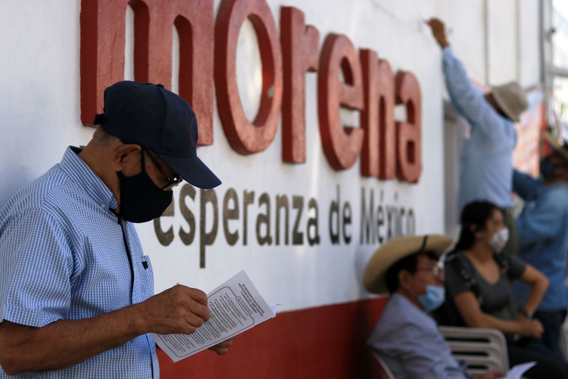 Militantes de Morena