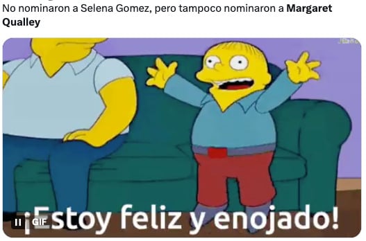 Memes de las nominaciones a los Oscar 2025