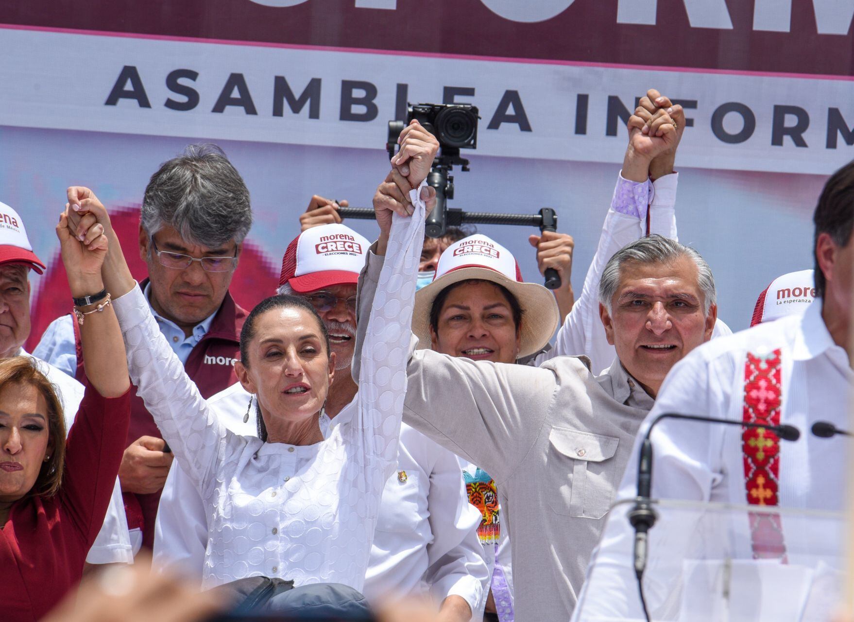 Claudia Sheinbaum y Adán Augusto López