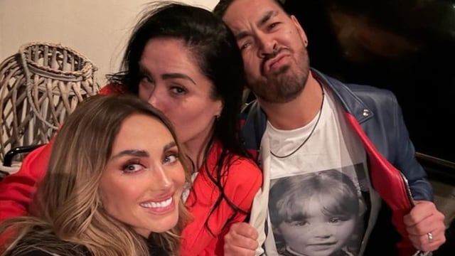 Anahí, Marichelo y Jorge D’Alessio