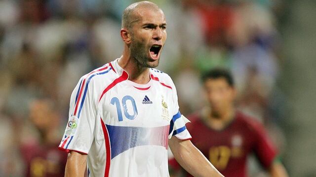 Zidane durante el Mundial del 2006