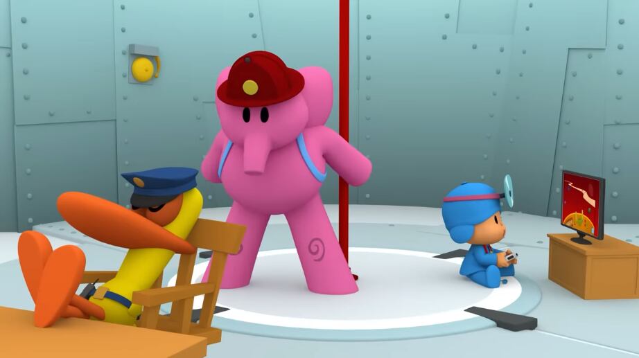 Pocoyó por el Día Internacional de los Bomberos