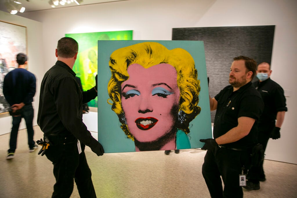 Retrato de Marilyn Monroe por Andy Warhol