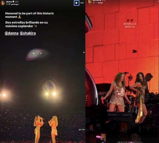 Shakira y Danna Paola