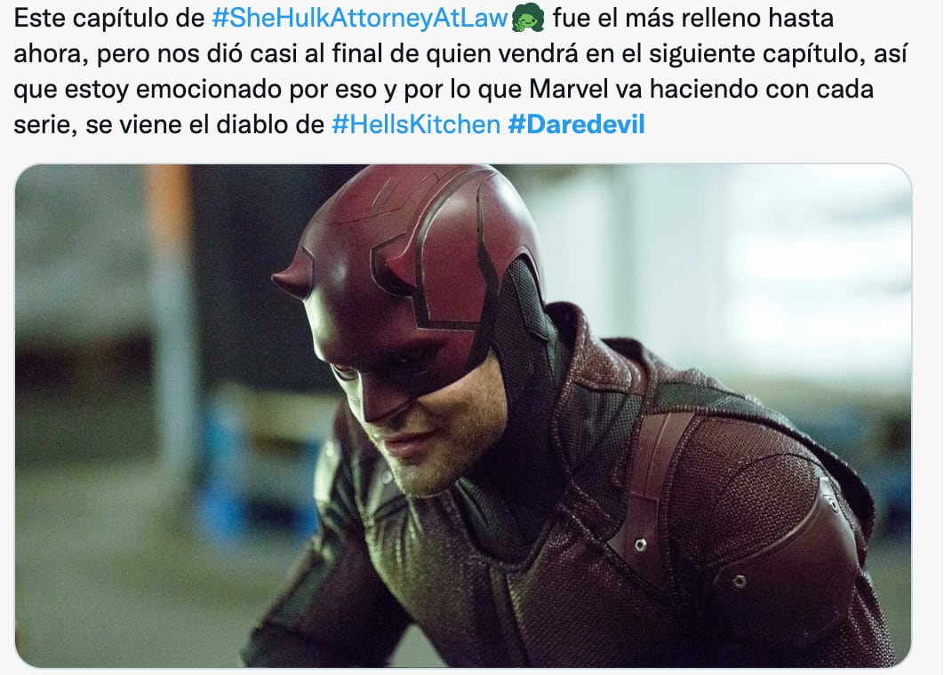 Reacciones al episodio de She-Hulk con Daredevil