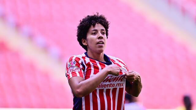 Casandra Montero en el Chivas Femenil vs Atlético de San Luis.