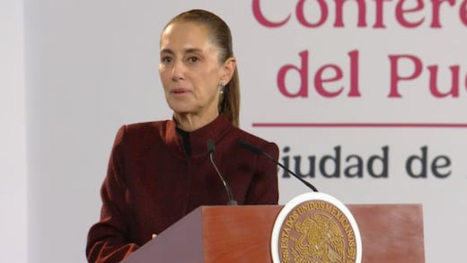 Sheinbaum confirma que la SRE rechazó la petición del Senado para usar el salón del AICM