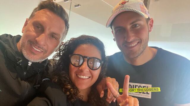 Mariel Duayhe, Santiago Giménez y Christian Giménez