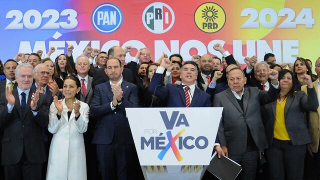 La alianza Va Por México regresó luego de que por disputas internas entre Alejandro Moreno y Marko Cortés, se pusiera en pausa su relación.