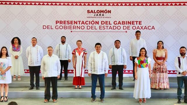 Conoce a quiénes integran al gabinete del gobernador Salomón Jara en Oaxaca.