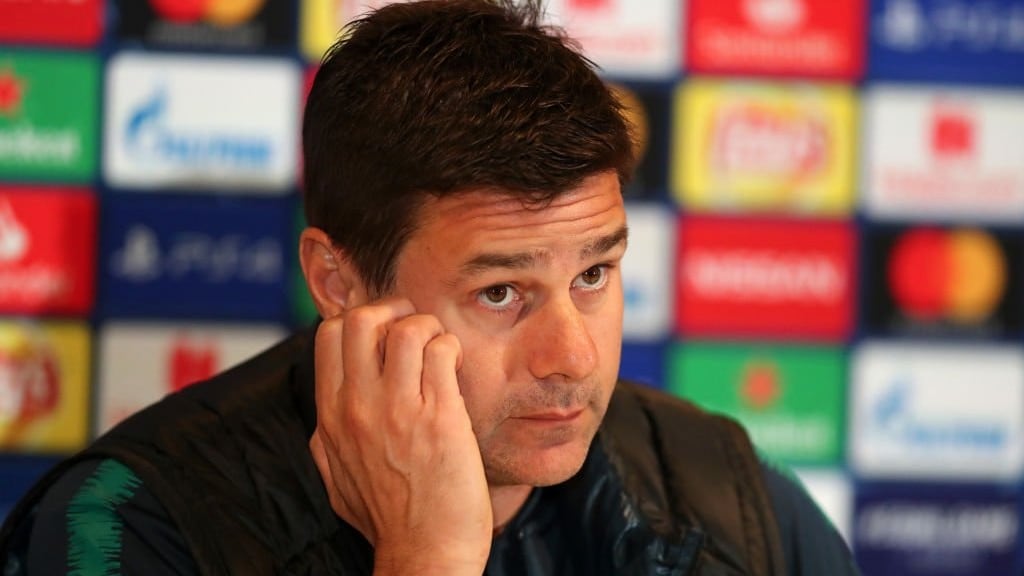 Mauricio Pochettino en conferencia de prensa.