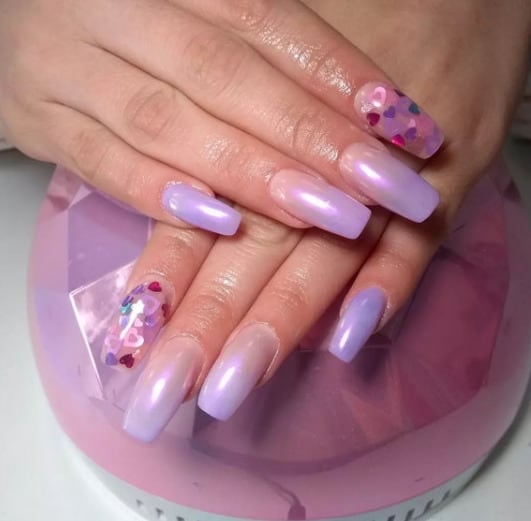 Uñas para el 14 de febrero