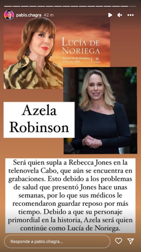 Rebecca Jones está fuera de Cabo