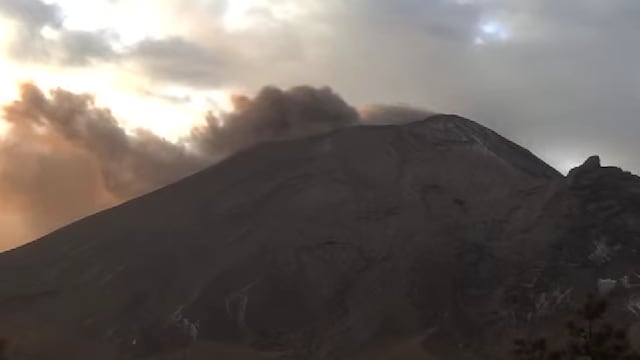 Volcán Popocatépetl el 3 de enero